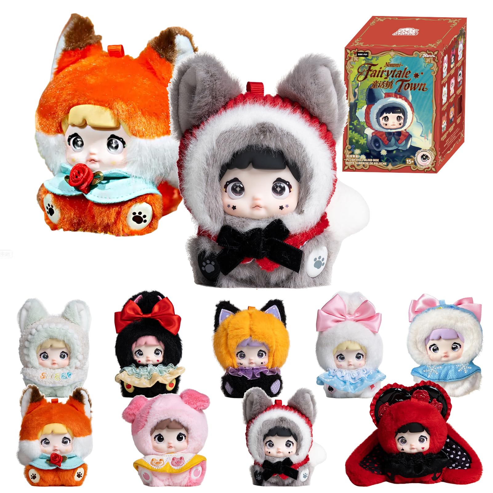 【正規品】Nommi 童話シリーズ 8個入り Amazon.co.jp: TOP TOY × Nommi「ミーバオ童話タウン」シリーズ